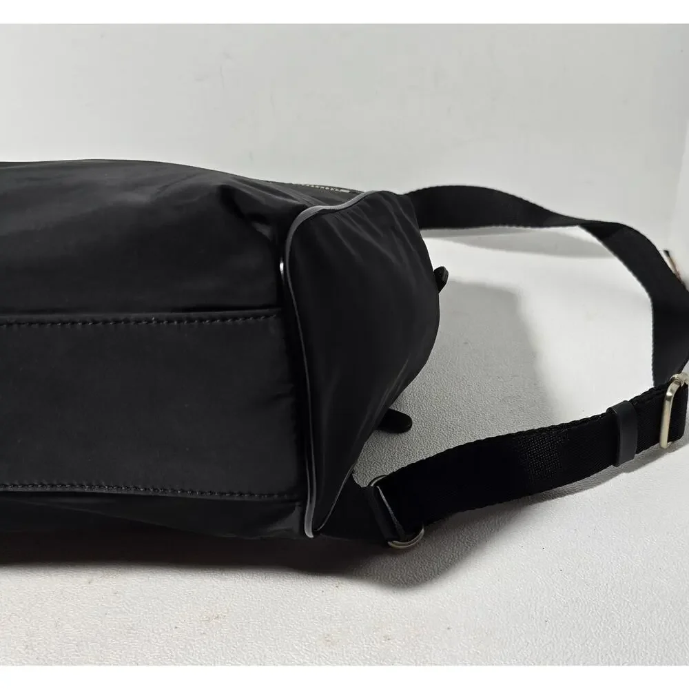 Radley London Backpack Nylon Black with Scottie Charm Pockets